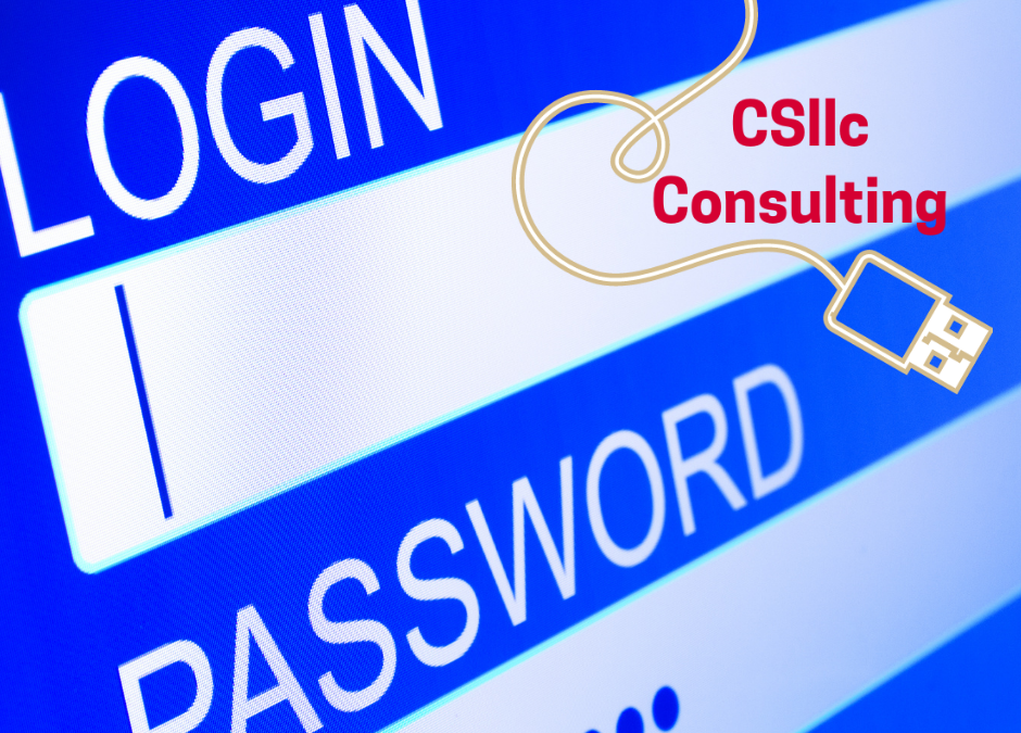 photo of screen with Login and Password blanks and the CSllc logo